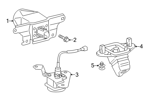 Screw, Roof Headlining Trim Diagram for 93540-54010