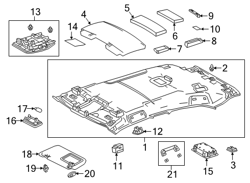 Silencer, Quarter Panel, Passenger Side Diagram for 63357-0E010