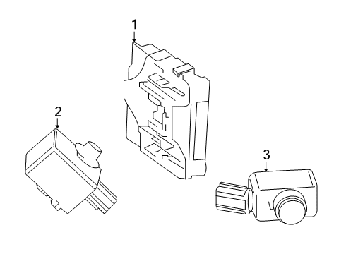 2021 Toyota RAV4 Keyless Entry Components Diagram