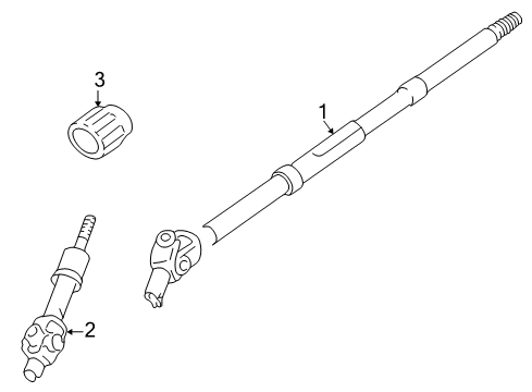 1999 Toyota RAV4 Shaft & Internal Components Diagram 2 - Thumbnail