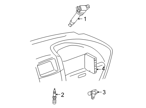 2004 Toyota Highlander Ignition System Diagram