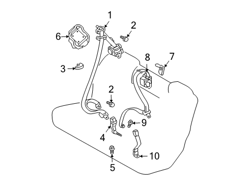 Bolt, With Washer Diagram for 90080-11272