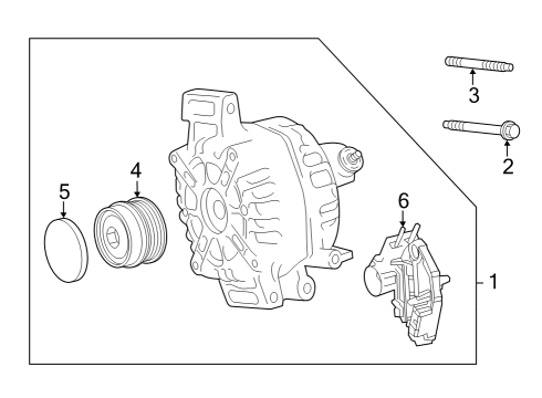 2023 Toyota Highlander Alternator Diagram