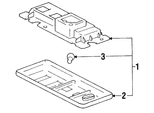 1992 Toyota Land Cruiser Map Lamps Diagram