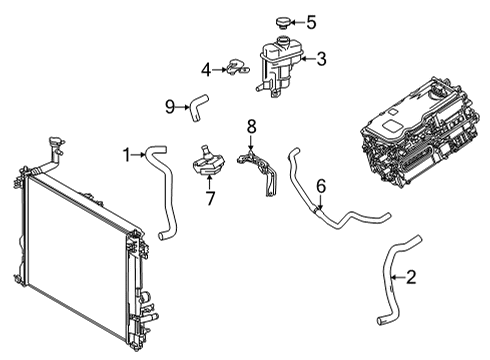Tank Sub-Assembly, Inverter Reserve W/O Cap Diagram for G910G-42010