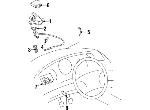 1997 Toyota Supra Cruise Control System Diagram