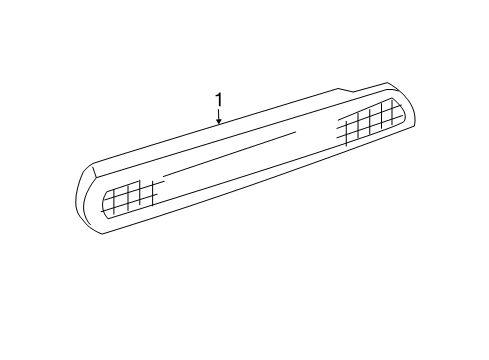 2017 Toyota Land Cruiser High Mount Lamps Diagram