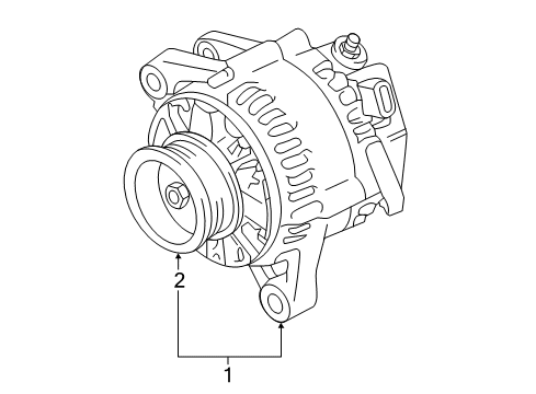 2022 Toyota Tacoma Alternator Diagram