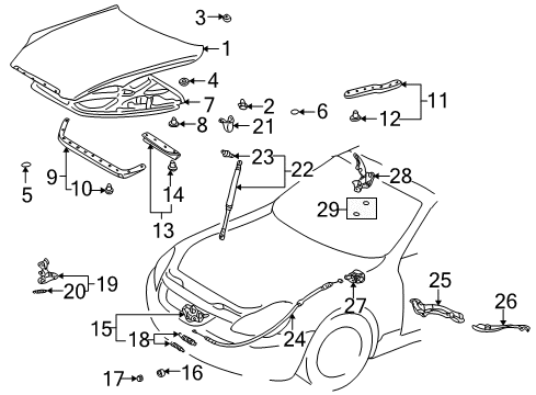 Plug, Hole Diagram for 90950-01527
