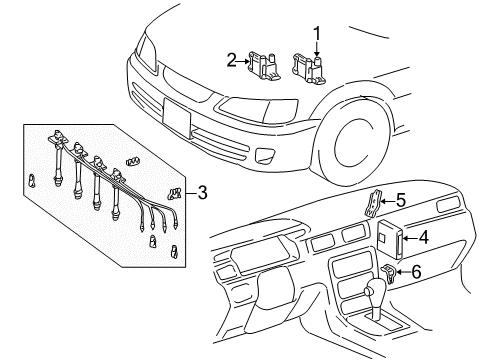 1997 Toyota Camry Ignition System Diagram