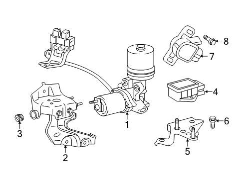 2013 Toyota Camry Hydraulic System Diagram