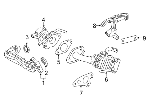 2023 Toyota RAV4 Prime EGR System Diagram