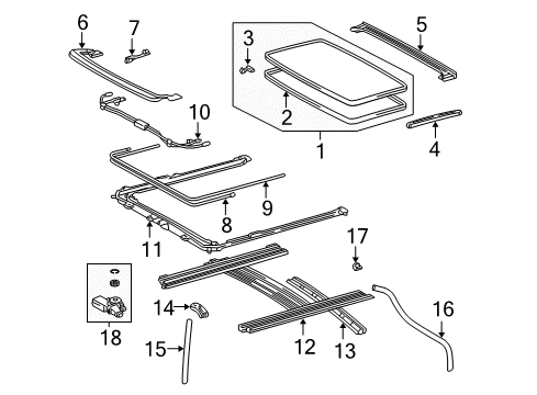 2004 Toyota Avalon Sunroof Diagram