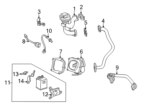 1997 Toyota Camry EGR System Diagram