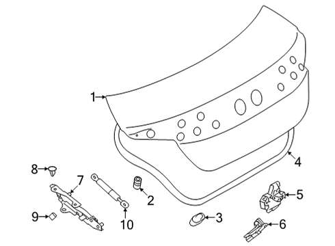 2022 Toyota GR86 Trunk Diagram