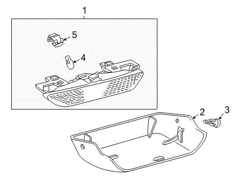 2004 Toyota Matrix Bulbs Diagram