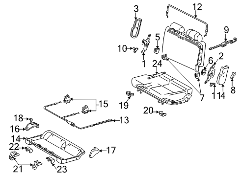 2005 Toyota Sequoia Tracks & Components Diagram