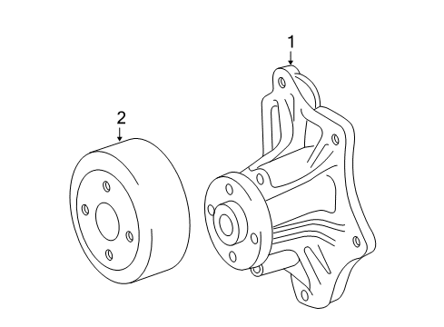 2009 Toyota Corolla Water Pump Diagram