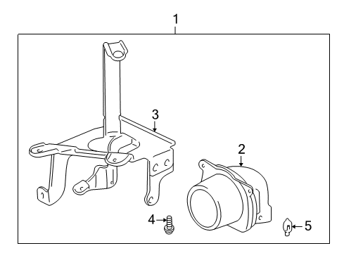 2002 Toyota 4Runner Bulbs Diagram