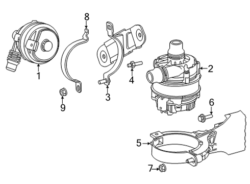 2024 Toyota GR Supra Water Pump Diagram
