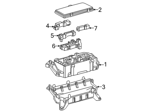 2022 Toyota Mirai Fuse & Relay Diagram