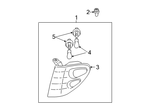 2005 Toyota Sequoia Signal Lamps Diagram