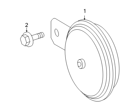 2010 Toyota RAV4 Horn Diagram