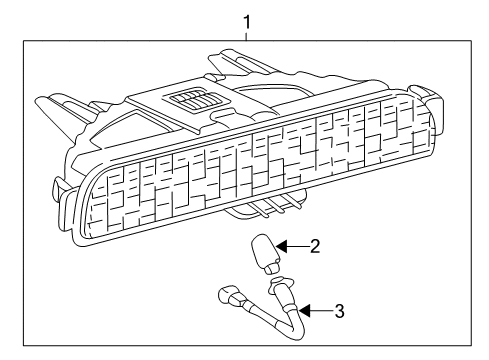 2007 Toyota Corolla High Mount Lamps Diagram