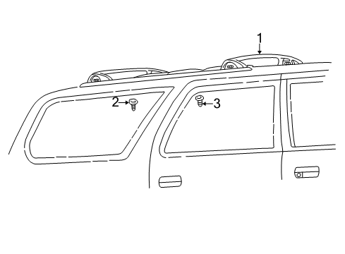 1996 Toyota 4Runner Luggage Carrier Diagram