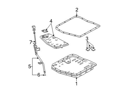 2004 Toyota Avalon Transaxle Parts Diagram