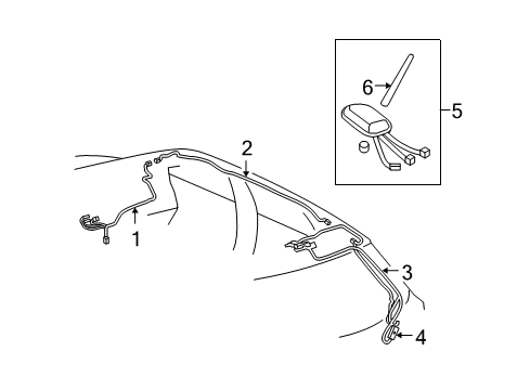 2014 Toyota Venza Antenna & Radio Diagram