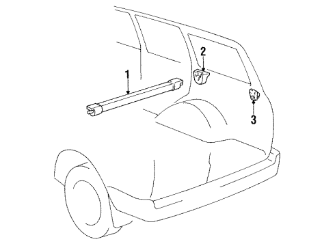 1992 Toyota Land Cruiser Pick Up Box Cover Diagram