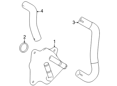 2022 Toyota Sienna Oil Cooler Diagram