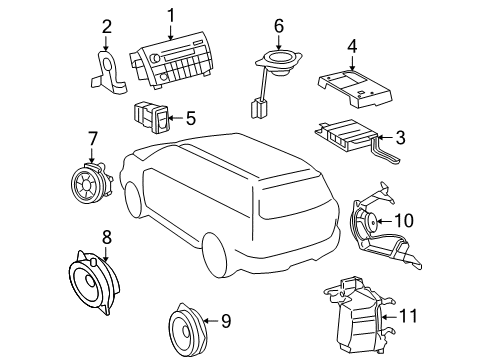 2017 Toyota Sequoia Sound System Diagram