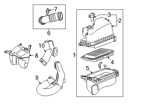 2013 Toyota Corolla Air Intake Diagram