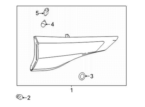 2022 Toyota Sienna Backup Lamps Diagram