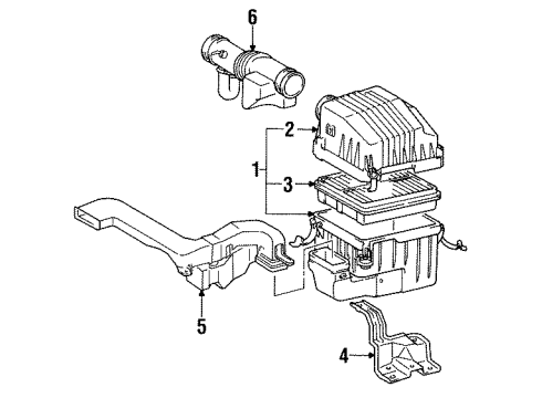 1995 Toyota Paseo Air Intake Diagram