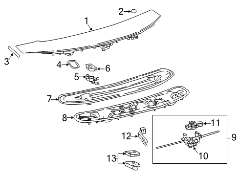 Clip Or Clamp(For Ventilation Hose) Diagram for 90467-19003