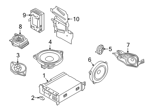 2024 Toyota GR Supra Sound System Diagram