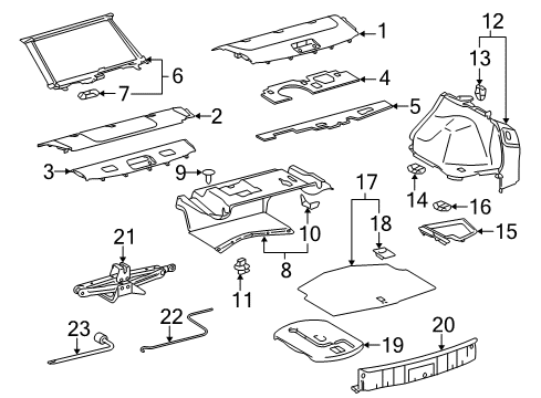 Handle, Jack Diagram for 09113-13040