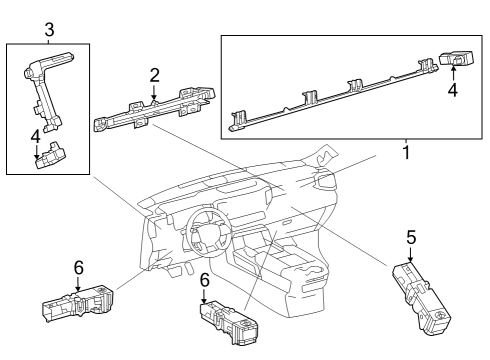 2024 Toyota Sequoia Interior Lamps Diagram