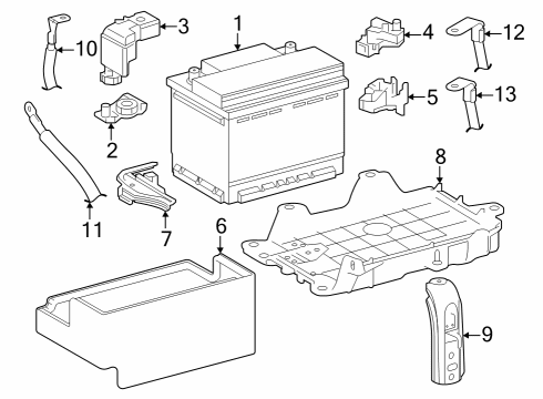 Wire, Engine Diagram for 82122-F6020