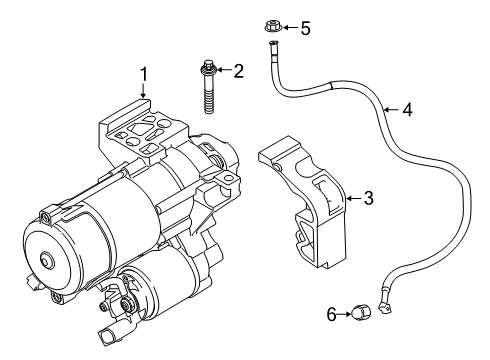 2024 Toyota GR Supra Starter Diagram