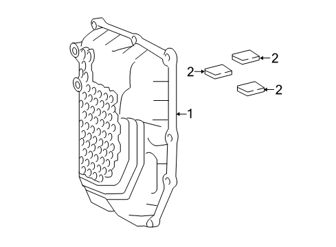 2022 Toyota Camry Transaxle Parts Diagram