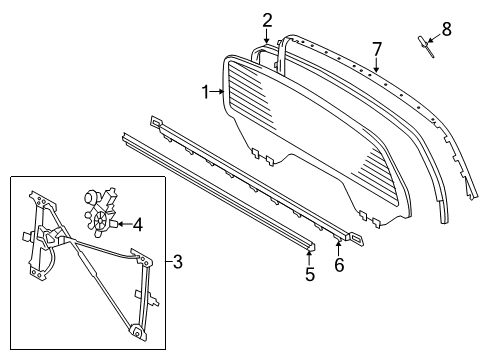 2018 Toyota Tundra Back Glass Diagram