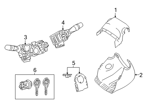 2016 Toyota Camry Switches Diagram
