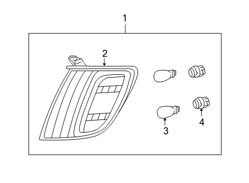 2006 Toyota Tundra Signal Lamps Diagram 1 - Thumbnail