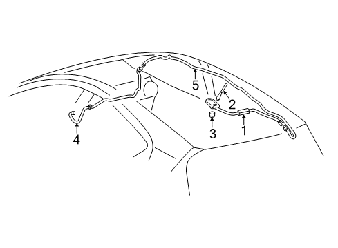 2012 Toyota Prius C Antenna & Radio Diagram