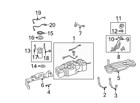 2013 Toyota Tundra Fuel Supply Diagram