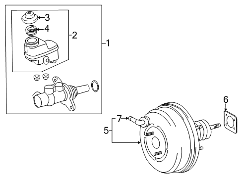 2021 Toyota RAV4 Dash Panel Components Diagram